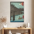 thumbnail image 2 of Elephant Stock Bamboo Market At Capital Bridge Wall Art - Vertical Canvas Wall Art - Living Room Wall Decor - Architecture Canvas - Gray And Beige Decor By Utagawa Hiroshige - 26" x 39", 2 of 4
