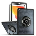 thumbnail image 4 of Case For Samsung Galaxy Tab A7 Lite (8.7 inch) Slim Hybrid with Ring Magnetic Stand Holder Kickstand Frame Bumper Drop proof Tablet Cover [ Black Crocodile ], 4 of 4
