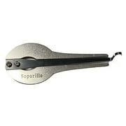 Portable Stainless Steel Jaw Harp Ethnic Mouth Instrument for Beginners Music Education Large Size Chrome