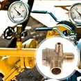 thumbnail image 1 of OFFIGAM 1Pack Check Valve Compressor Golden Brass for Maintenance 4.00X4.00X3.50Cm, 1 of 5