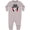 AC-Heather Grey, variant on Future Poker Champ Baby Fleece Romper