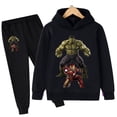 thumbnail image 1 of Conjuntos de sudaderas con capucha de superhéroes Hulk para bebé, Sudadera con capucha de moda para niños, prendas de vestir para niños, ropa de bebé, sudadera, juego de rol de otoño, 130CM zhangyuxiang CONDUJO, 1 of 2