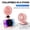 Pink, variant on JELLOO Tabletop Handheld Portable Fan Five-Speed Portable Fan Folding Portable Fan Multi-Purpose Portable Fan