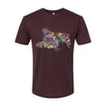 thumbnail image 3 of Tired Sleeping Cat | I Wish I Was My Cat Funny Colorful Kitty | Dean Russo Art Animal Lover Mens Premium Tri Blend T-Shirt, Cardinal, Large, 3 of 6