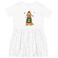 thumbnail image 3 of Inktastic Golden Retriever Christmas Girls Toddler Dress, 3 of 5