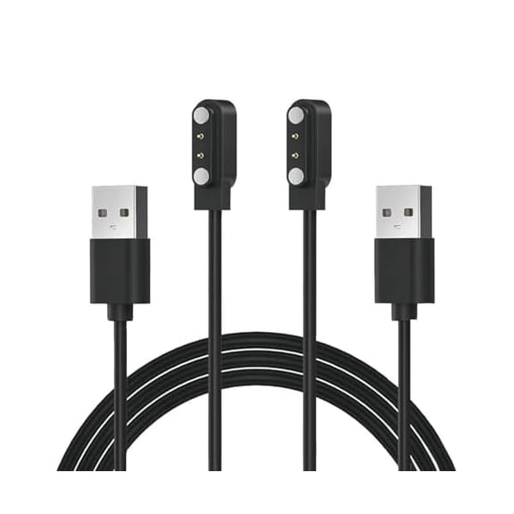ccwonima Compatible with Spade & CO Health Smartwatch 4 Smart Watch Charger, 2Pack Magnetic Charger Replacement Charging Cable for Spade & CO Health Smartwatch 4&3