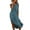 Blue Dresses for Women, variant on Yxdbin Flowy Side Slit Dress Women Lightweight Linen Casual Sleeveless Crewneck Midi Dress Loose Swing Beach Dresses with Pockets Navy XL