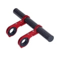 thumbnail image 1 of Soidarity Barra de extensión para bicicleta de 10/20cm, barra extensora para manillar de bicicleta de montaña o carretera, soporte para velocímetro, Ciclismo Rojo y Carbono 20 centímetros Soidarity OD2865-11B, 1 of 6