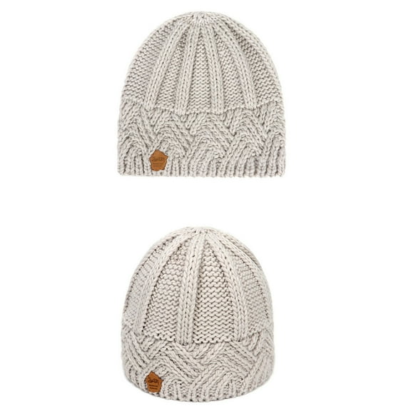 Clearance Skpblutn Sun Hat Women Fashion Keep Warm Winter Knitted Wool Hemming Hat Caps Khaki