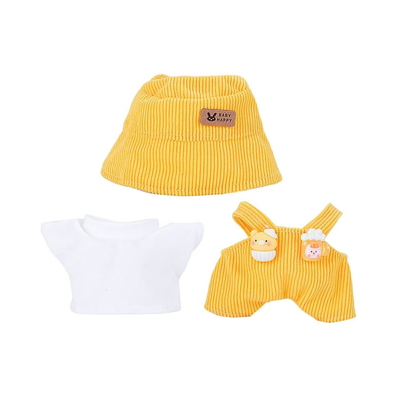 LEA-PUPUCZ Robe de Poupée en Peluche Vêtements de Poupée Sans Jouet Ensemble Simple de Vêtements de Poupée en Peluche, Vêtements de Poupée Jupe Douce, Vêtements de Poupée Adaptés aux Accessoires de Poupées LEA-PUPUCZ (Sans Poupée)