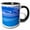 Black/White, variant on 3drose, France, Reunion Island, St-pierre, Waterfront - Eu09 Wbi1988 - Walter Bibikow, 15oz Two-tone Black Mug