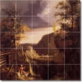 thumbnail image 1 of Ceramic Tile Mural-Thomas Cole Country Painting 341. 30" w x 30" h using (25) 6 x 6 ceramic tiles, 1 of 3