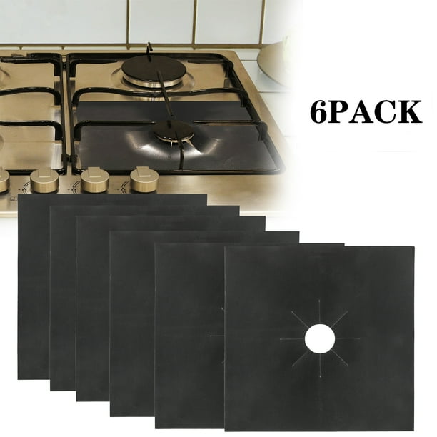 TSV 6Pcs Gas Range Protectors, NonStick Stove Burner Covers, Kitchen