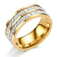 thumbnail image 1 of LYMAYTER Finger RingRing - Women's, Couple Style, Geometric, Stackable, 1 of 8