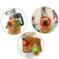 thumbnail image 5 of 4.7Inch Cuddly Capybara Plush Toy Keychains, Stuffed Animals Plush Bag Charms, Gifts for Teens Women & Fans, 5 of 5