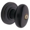 thumbnail image 4 of Baldwin Egg Keyed Entry Door Knob Set with Classic Rosette, 4 of 7