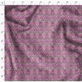 thumbnail image 4 of Soimoi Polyester Fleece Purple Fabric By the Yard - 56 Inch Wide - Ikat Fabric - Elegant and Traditional Patterns for Stylish Creations Printed Fabric, 4 of 6