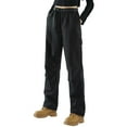 thumbnail image 2 of Windbreaker Pansts for Women 2025 High Waisted Windproof Waterproof Outdoor Hiking Pants with Pockets Trousers, 2 of 7