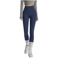thumbnail image 1 of Pantalones de Yoga Flare Mujeres con Bolsillos Cintura Alta Cintura Ajustada Suelta Pantalones de Yoga de Longitud Completa para el Gimnasio de Yoga de Baile, 1 of 5