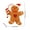 6pcs, variant on Dserfhy 6 Pcs Gingerbread Man Ornaments Fabric Gingerbread Figurine Christmas Tree Decorations for Holiday Home Party Decor