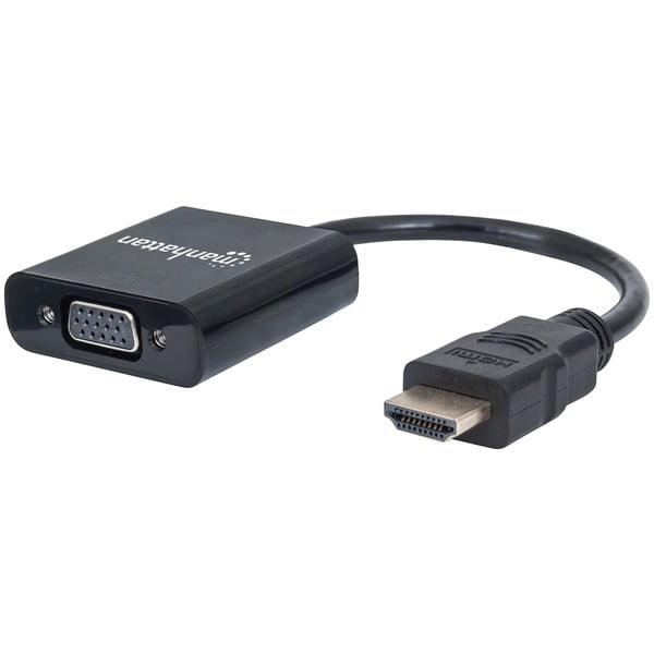 Manhattan 151436 HDMI to VGA Converter HDMI Male to VGA Female, with
