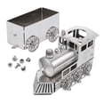 thumbnail image 3 of Steam Locomotive Statue Desktop Ornament for Home Office Decor – Compact Train Adornment for Creative Display and Train Enthusiasts, 3 of 3