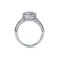 thumbnail image 2 of Bague de Fiançailles Halo Diamant 3/4ct Semi-Mount 14K, 2 of 2