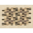 thumbnail image 1 of Ahgly Company Indoor Rectangle Patterned Dark Gold Brown Area Rugs, 2' x 3', 1 of 6