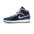 thumbnail image 3 of Big Kid's Jordan 1 Mid SE Craft Obsidian/White-French Blue (DX2193 400) - 4, 3 of 5