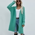 thumbnail image 4 of Spring Savings Clearance Lindreshi Cardigan Sweaters for Women Plus Size Clearance Women's Casual Fashion Long Color Women's Knitted Cardigan, 4 of 9