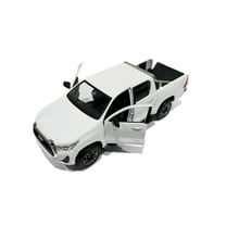 Toyota Hilux Double Cab Pickup Truck, White - Showcasts 37920 - 1/27 Scale Diecast Model Car