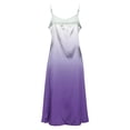 thumbnail image 4 of PNTUTB Summer Casual Women's Fashion Gradient Loose V Neck Sleeveless Split Hem Comfortable Strapless Maxi Dress, 4 of 6