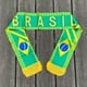 thumbnail image 2 of xvggdg 14x130cm Bufanda de la selección nacional de fútbol de Brasil, Francia y Argentina con borlas y banderas Bufanda conmemorativa para fiestas, 2 of 5
