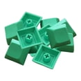 thumbnail image 1 of 12Pcs / Set PBT DSA Impreso en 7.42mm para mecánico para juegos, la sensación táctil es suave. Verde CUTICAT Teclas DSA, 1 of 4
