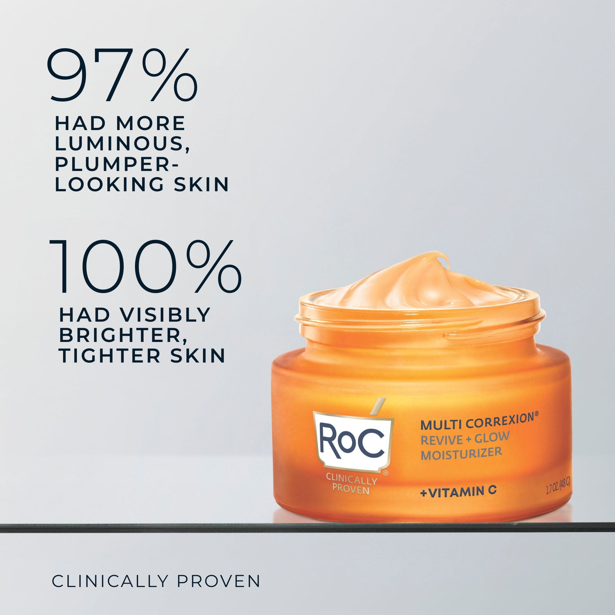 RoC Multi Correxion Brightening Anti-Aging Gel Moisturizer with Vitamin C, for Dark Spots & Uneven Tone, 1.7 oz