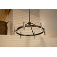 thumbnail image 4 of Decor Therapy Marcelo 6 Light Chandelier, Black Chrome, 62", 4 of 8