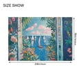 thumbnail image 4 of Yayeee Bath Rugs for Bathroom Floor Set of 2 Non Slip Fluffy Soft Absorbent Mat, Blue Sea, 4 of 7