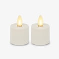 thumbnail image 1 of Juego de 2 velas LED recargables sin llama Luminara, 1 of 6