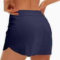 thumbnail image 5 of PUMISAS Sports Skirts For Women High Waisted Solid Color Hip Wrap Skirts With Safety Pants Casual Yoga Mini Skirts With Zipper Pockets, 5 of 9