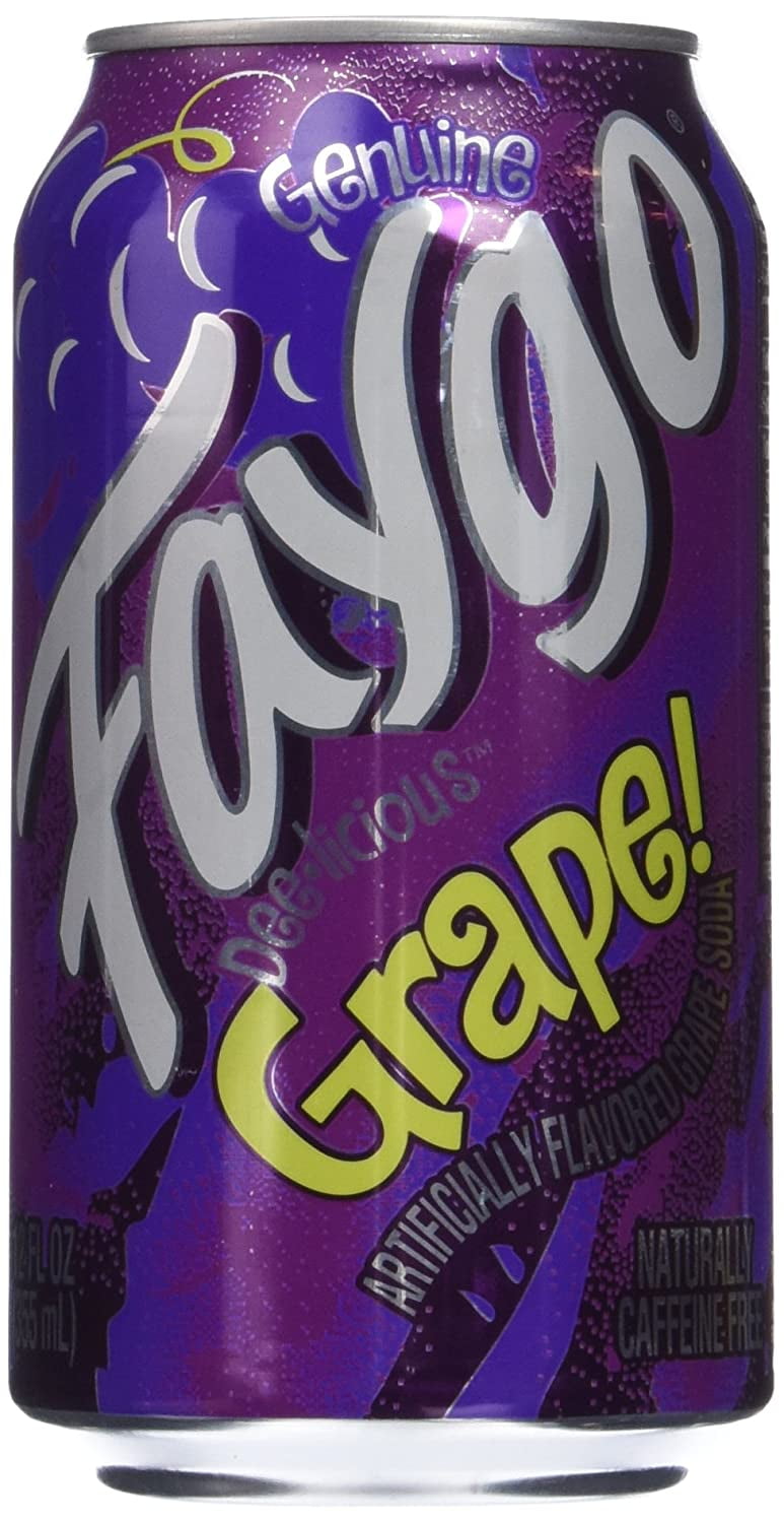 Faygo Grape Soda 12 Pack of 12oz. Cans