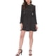 thumbnail image 1 of INSPIRAR CHIC Vestido de la mujer Allerga K con volantes y mangas largas, escote en V y lazo negro M, 1 of 7