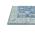 thumbnail image 3 of Allstar Rugs 7' 9" x 10' 0" Blue Traditional Persian Themed Polyester Area Rug with a Ivory Tabriz Design and Grey Accents. Machine-Made in China., 3 of 7