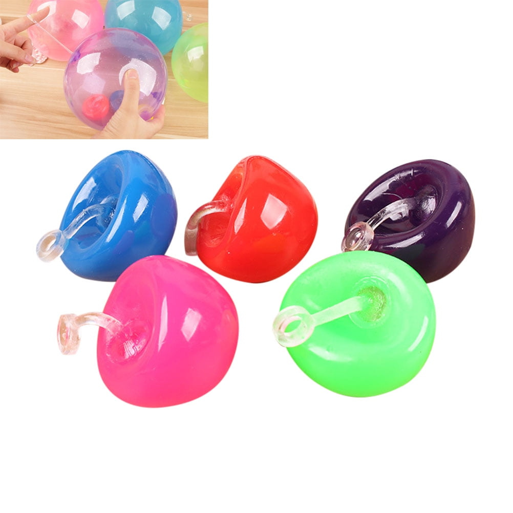 TureClos Random Color Mini Bubble Balloon Toy Inflation Ball Outdoor