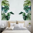 thumbnail image 6 of CaiYueKe Removable Wall Decals PVC Waterproof Self Adhesive Leaf Turtle Back Plant Monstera Tropical Jungle Green Botanical Nature Themed Decorative Stickers for Living Room Bedroom Home Office Decor, 6 of 6
