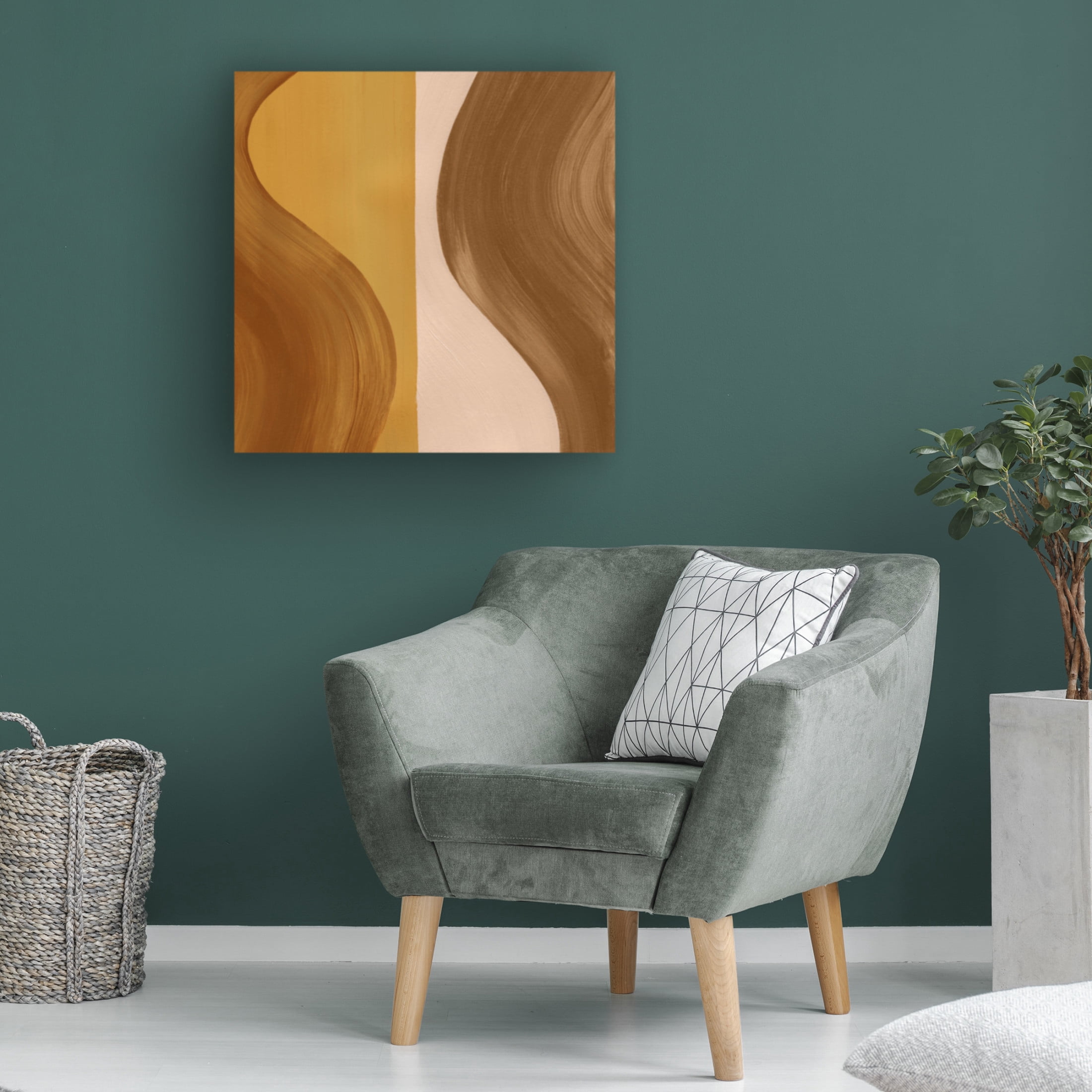 Trademark Fine Art Grace Popp  Wavy Clay II Canvas Wall Art
