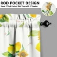 thumbnail image 5 of Rustic Wildflower Curtains 36 Inch - 3 Panel Farmhouse Bohemian Set with Vintage Floral Design, Rod Pocket, 5 of 6