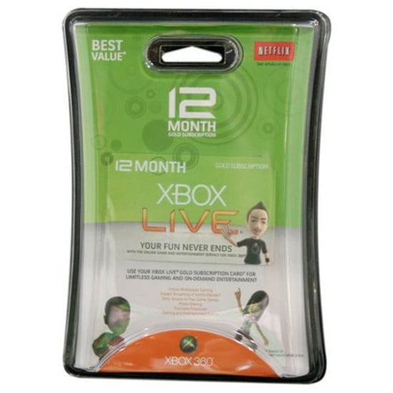 sectie zelf Ananiver Microsoft 12 Month Xbox LIVE Gold membership Gaming Card - Walmart.com