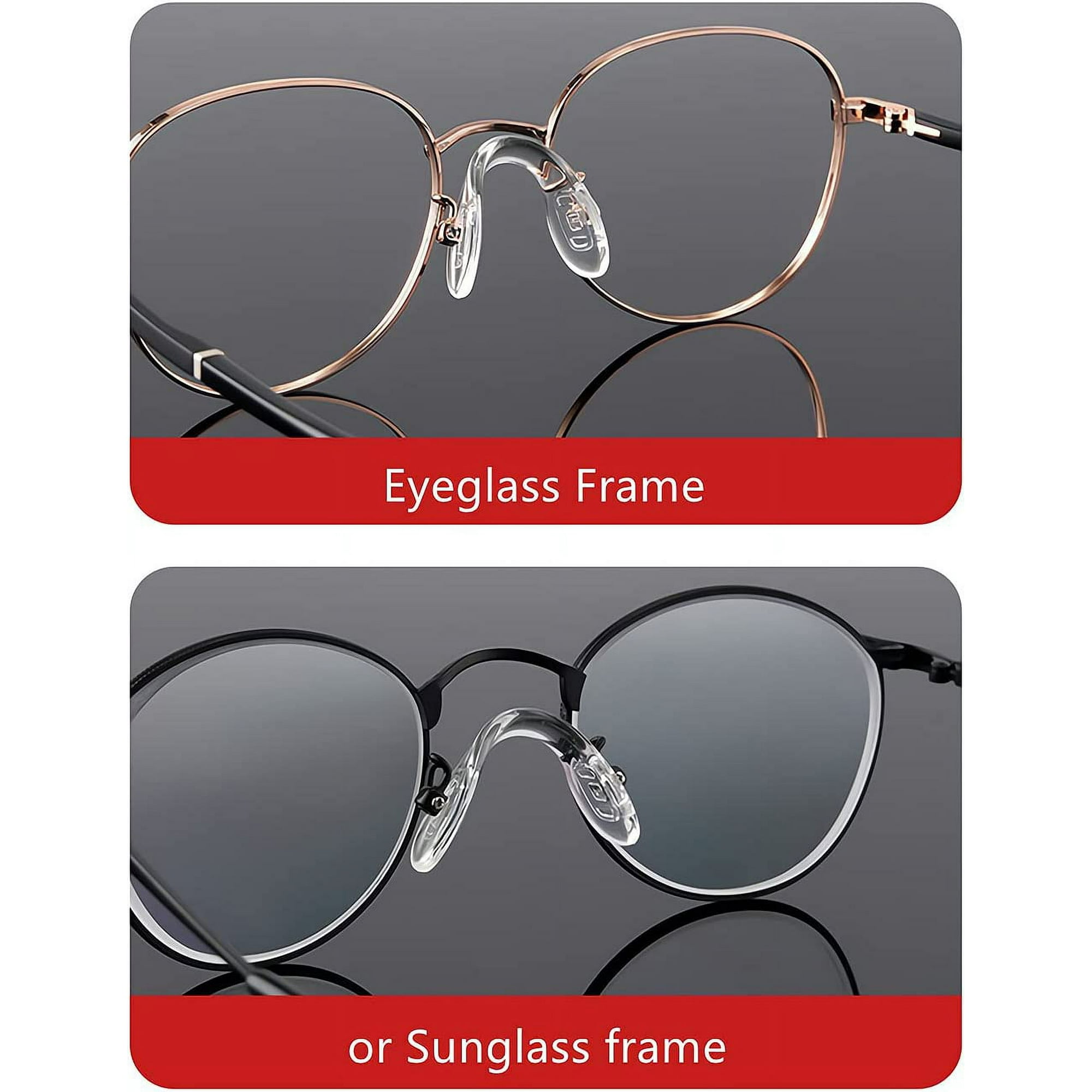 Grandes Plaquettes de Nez pour Lunettes, Sangle de Pont pour