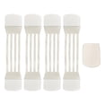 thumbnail image 2 of Correas de lifting facial con 4 bandas elásticas para rostro y cuello. 20 bandas de repuesto. Impermeables e invisibles. Adhesivo para papada Tila., 2 of 9