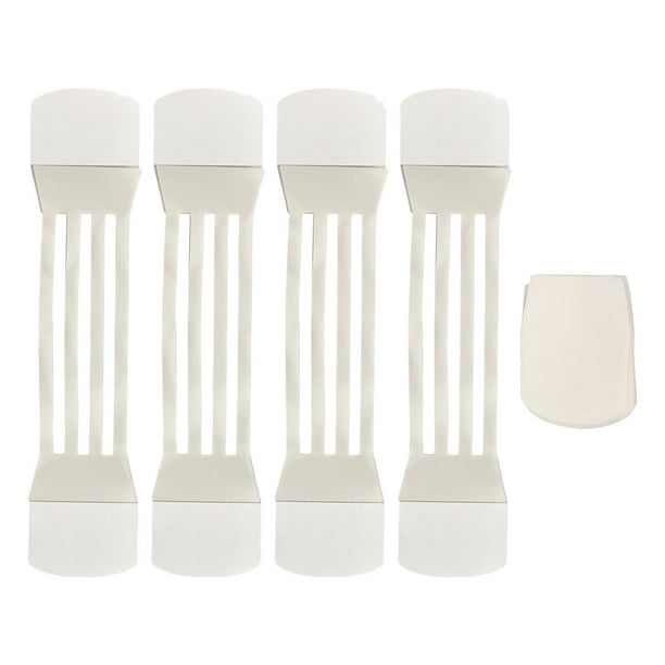 Correa de lifting facial, 4 correas elásticas, correas de lifting facial y de cuello, 20 correas de repuesto, impermeable, invisible, papada, pegatina Tila
